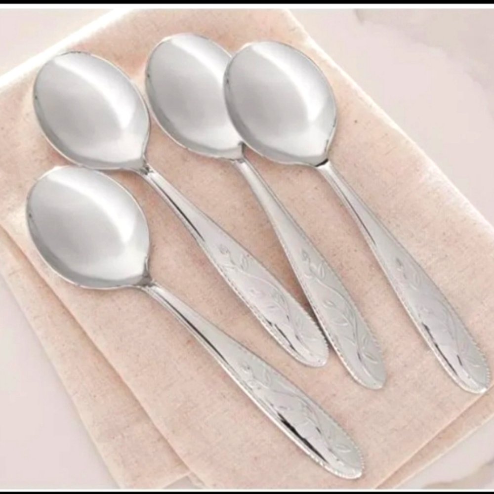 Princess House Amalia Round Soup Spoons